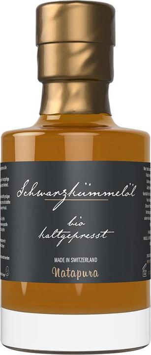 Natapura Huile de cumin noir certifiée bio (pressée à froid) (Huile pour le corps, 100 ml)