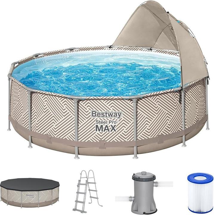 Produktbild Bestway Runder PoolØ 396 x 107 cm (396 x 107 cm)