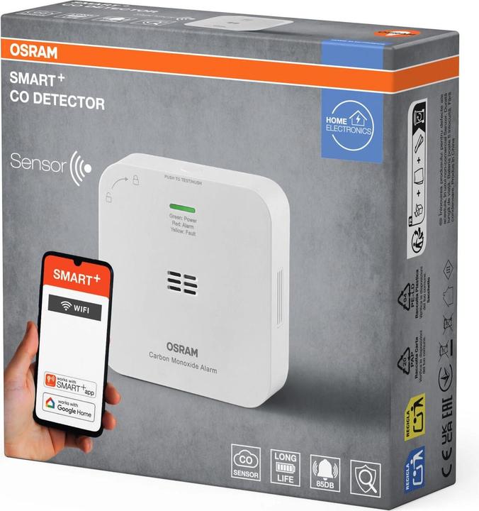 Produktbild Osram SMART+ WIFI CO DETECTOR White