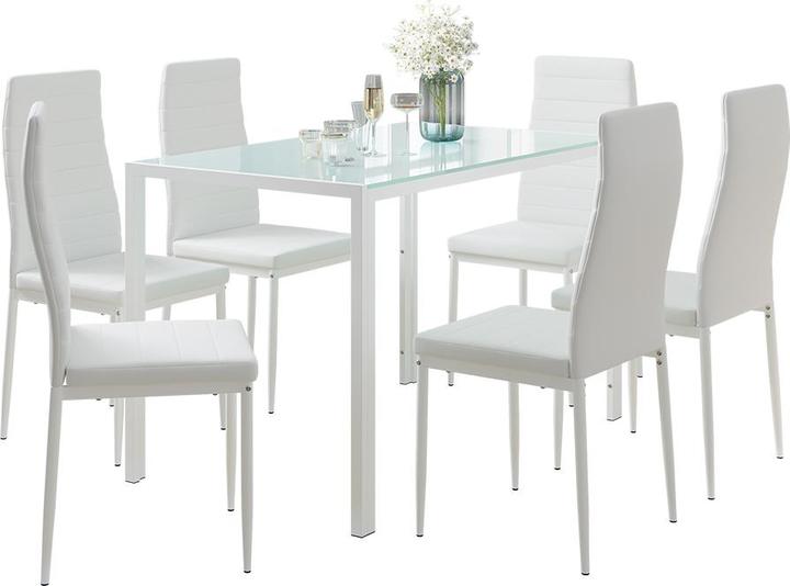 Actual product image Vicco Grand with 6 chairs (Glass)