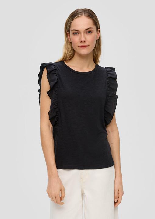 Produktbild s.Oliver T-Shirt Top mit Raffung (46)