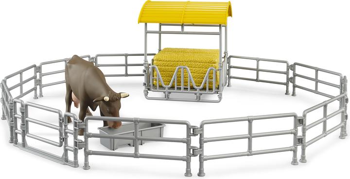 Actual product image Bruder 62612 Zubehör: Heuraufe mit Zäunen und Trog