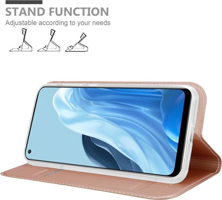 Actual product image Cadorabo Classy Book Case for Oppo FIND X5 LITE / Reno7 5G (Oppo Find X5 Lite, OPPO Reno7 Z 5G)