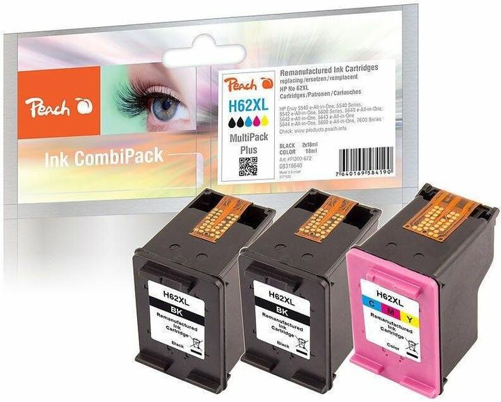 Peach 62XL Multipack Plus (Color, BK)