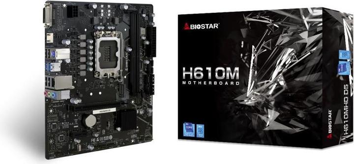 Biostar MB H610 S1700 MATX/H610MHD D5 (LGA 1700, Intel H610, mATX)