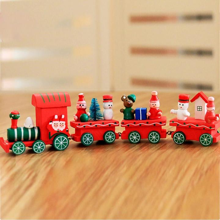 Cover-Discount Christmas Train Weihnachtsdeko rot
