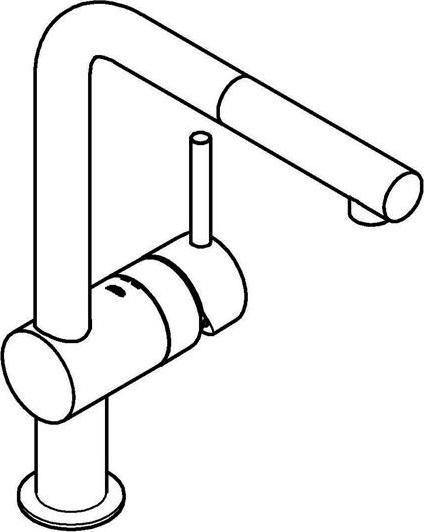 Actual product image Grohe Minta single-lever sink mixer