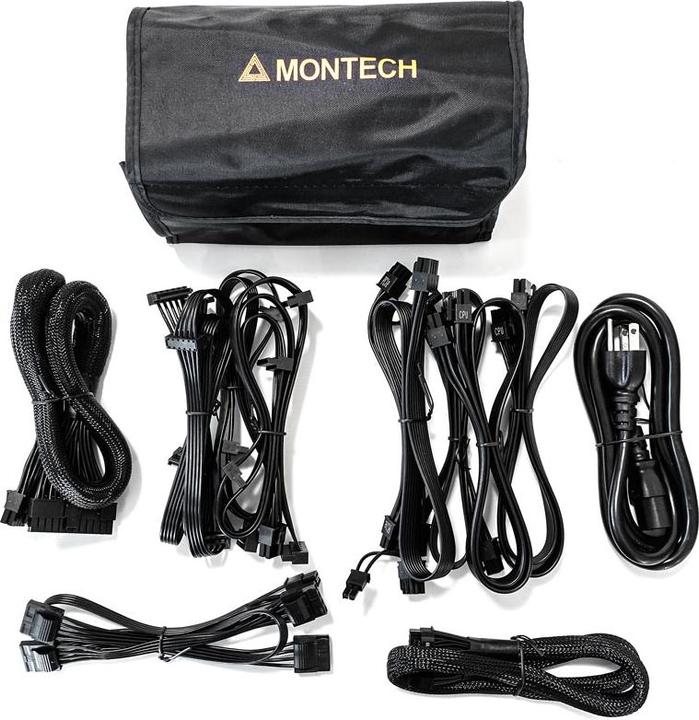 Actual product image Montech Titan 850W - 80 PLUS & Cybenetics Gold, modular, PCIe 5.0 - 850 Watt (850 W)