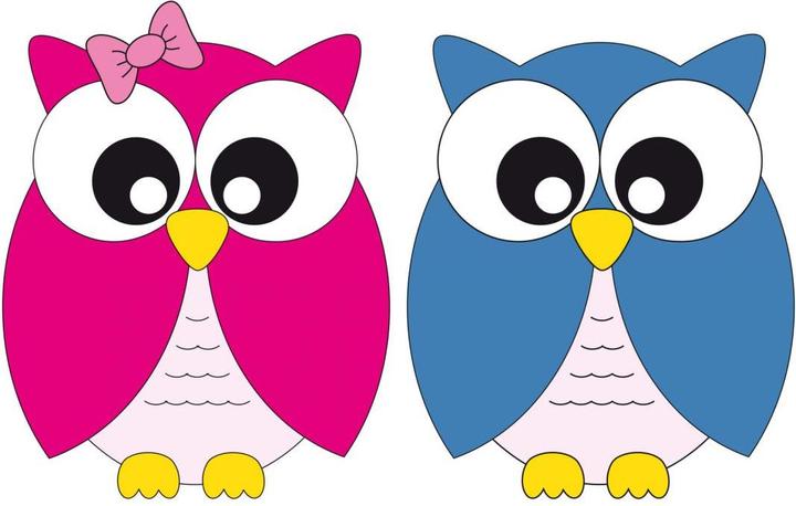 Produktbild Trenddeko Eulen Geschwister Set (90 x 57 cm)