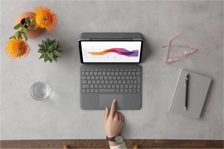 Produktbild Logitech Folio Touch (Eng. Int., iPad Air 2020 (4. Gen), iPad Air 2022 (5. Gen))