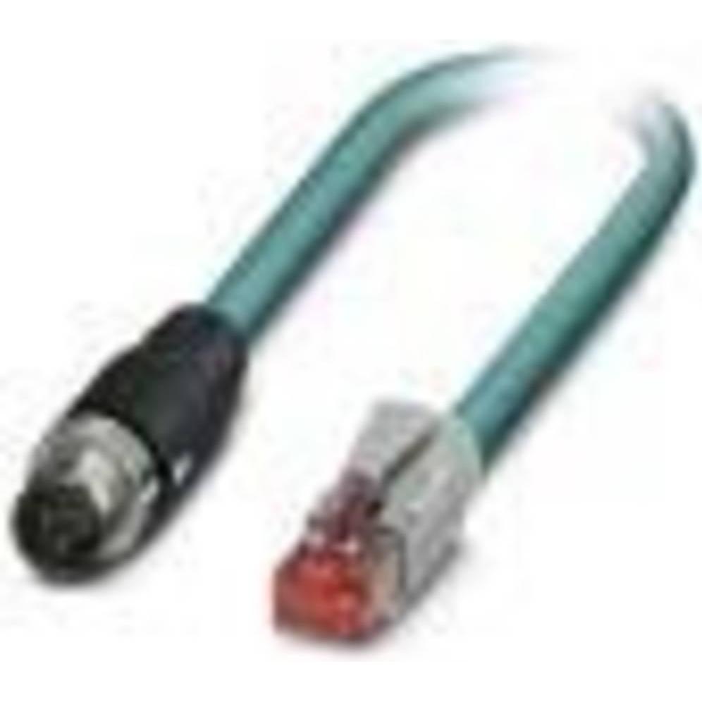 Phoenix Contact 1407361 Sensor-/Aktor-Anschlussleitung 2 m Polzahl: 4 1 St., Elektronikkabel + Stecker, Blau