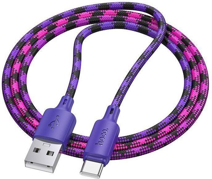 Produktbild Hoco Cable Cable USB A to USB C 3A 1 m X116 gradient purple (1 m)