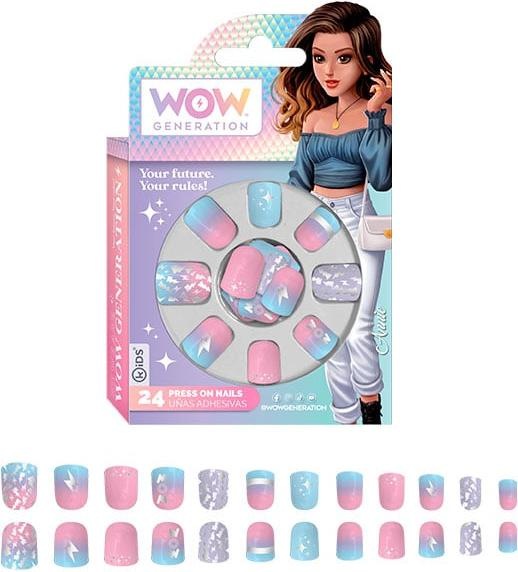 Actual product image Kids Licensing Wow Generation Nail Stickers (Nail glue, Multicolor)