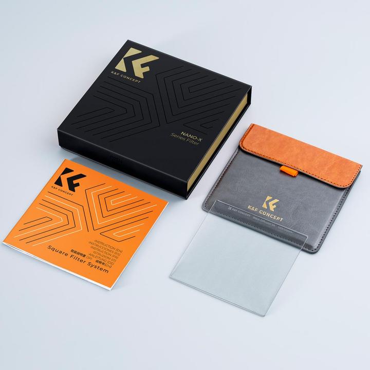 Image du produit K&F Concept Filtre de diffusion Concept 100x100 1/4 noir (100 mm, Filtre Black Mist, 100 mm)