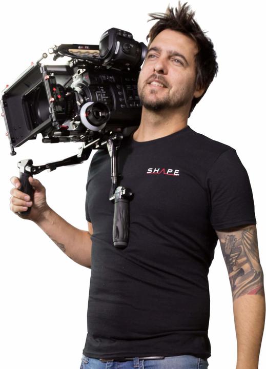 Actual product image Shape BP10 - Revolt VCT Universal Baseplate With Camera Shoulder Mount