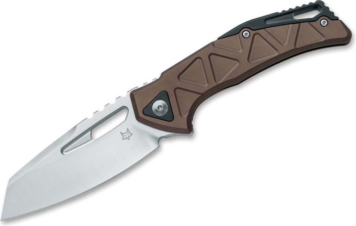 Immagine prodotto Fox Knives Kronos Alluminio Anodizzato Marrone (9 cm)