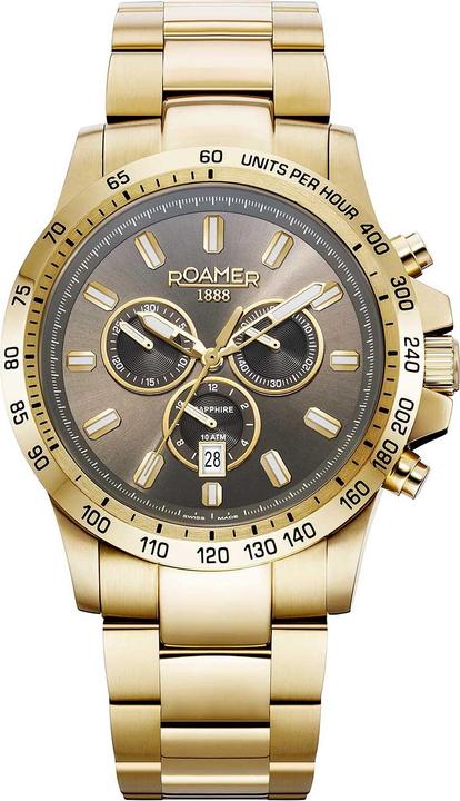 Immagine prodotto Roamer 861837 48 55 20 Rimini (Cronografo, Orologio da polso analogico, 45 mm)