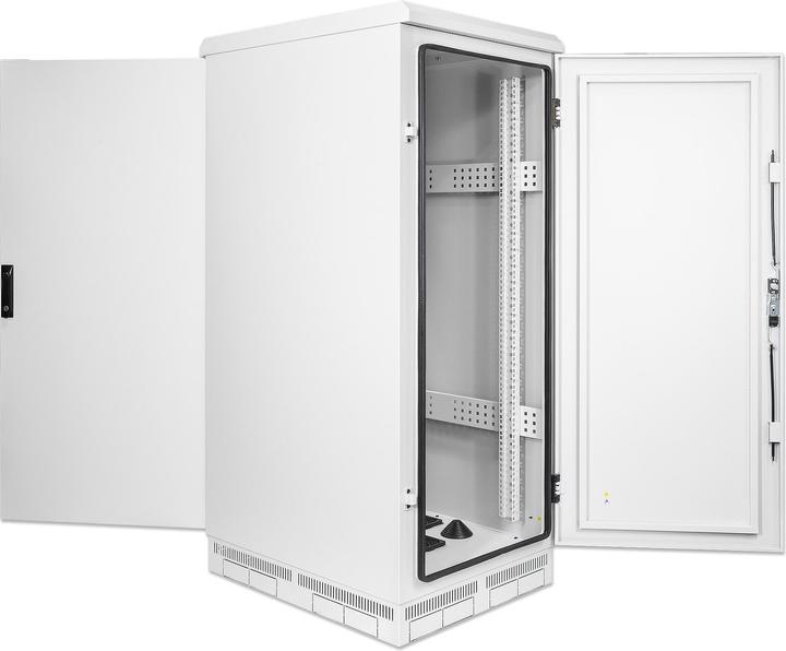 Image du produit Intellinet Baie réseau industrielle IP55 19" avec ventilateurs intégrés, 27 UH (27 HE, Rack 19 pouces)