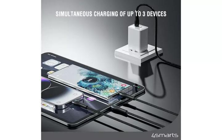 Image du produit 4smarts 3in1 (1.50 m, USB 2.0, 60 W)