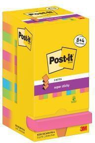 Image du produit Post-it Super Sticky Z-Notes Carnival (76 x 76 mm)