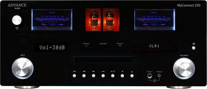 advance acoustic MyConnect 250 *black* streaming amplifier with tube preamplifier (Tube preamplifier)