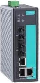 Actual product image Moxa EDS-405A-MM-ST-T - Entry-level managed Ethernet switch with 3 10100BaseT(X) ports, 2 100BaseFX mult (5 ports)