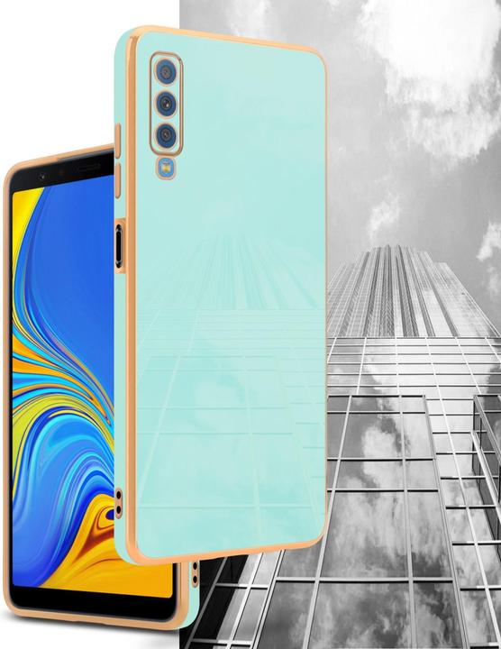 Actual product image Cadorabo Case for Samsung Galaxy A7 2018 in TPU with camera protection LM130 Style (Samsung Galaxy A7 (2018))