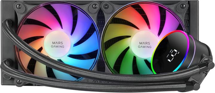 Produktbild Mars Gaming Kit Watercooling Aio Ml-Lcd RGB - 240mm (Noir)