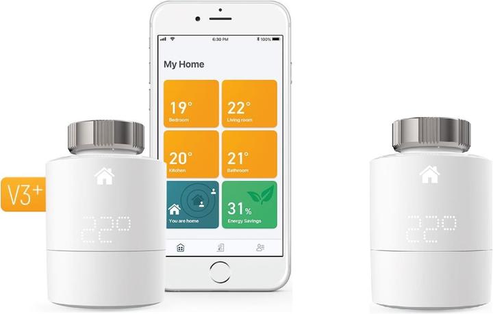 Actual product image tado° Smart radiator thermostat - Starter Kit V3+ with additional radiator thermostat