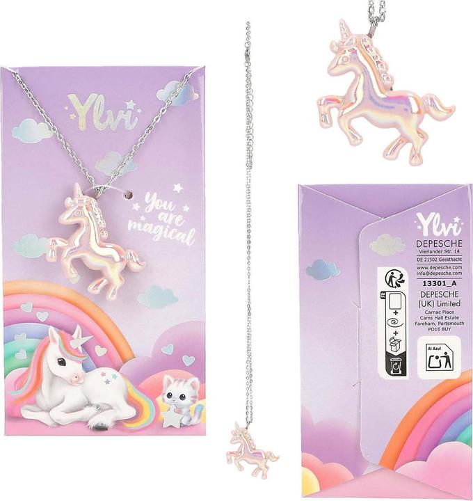 Produktbild Depesche Ylvi Halskette Einhorn (Kunststoff)