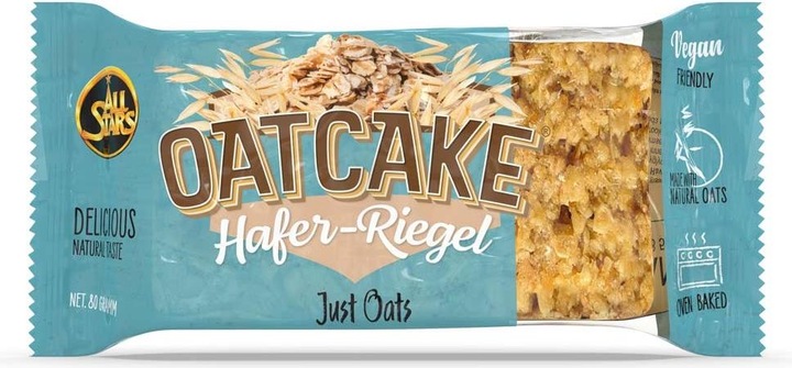 Produktbild All Stars OATCAKE HAFER-RIEGEL (12 X 80G) Just Oats (Just Oats, 12 Stk.)