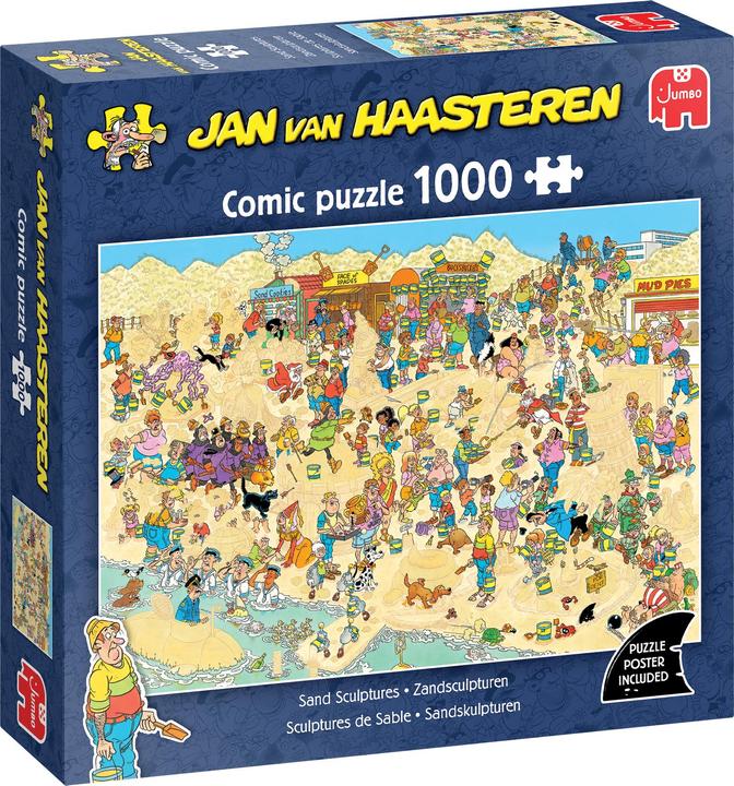 Produktbild Jumbo Puzzle Sandskulpturen (1000 Teile)
