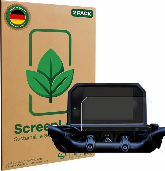 Actual product image ScreenLeaf Screen Protector sustainable Screen Protection, clear, anti-scratch