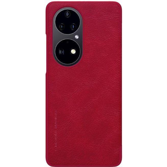 Thumbnail - Nillkin Qin Series (Huawei P50 Pro), Smartphone Hülle, Rot