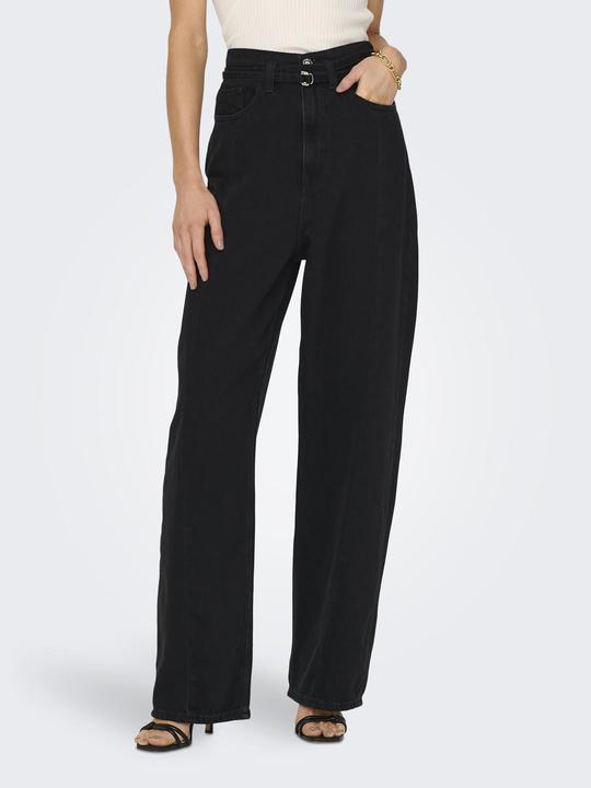 Produktbild Only ONLHELEN HW WIDE CARROT BELT Loose Fit Jeans (W28/L32)