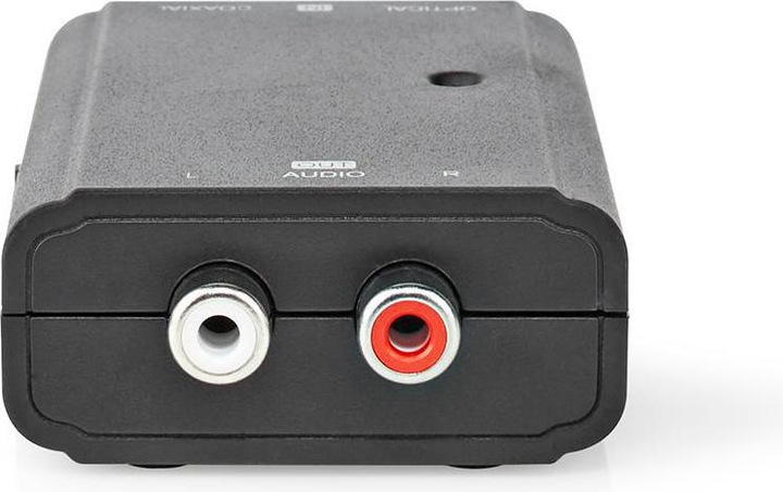 Immagine prodotto Nedis Connessioni a 2 vie del convertitore audio digitale - Ingresso: 1x S / PDIF (RCA) jack / 1x TosLink (0.05 m, Ottico)