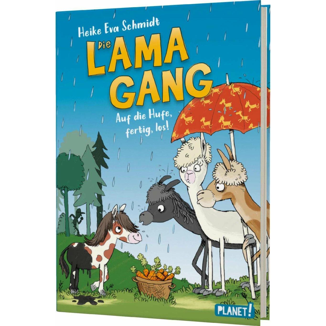 Die Lama-Gang. Mit Herz & Spucke 4: Auf die Hufe, fertig los!, Kinderbücher von Heike Eva Schmidt, Nikolai Renger