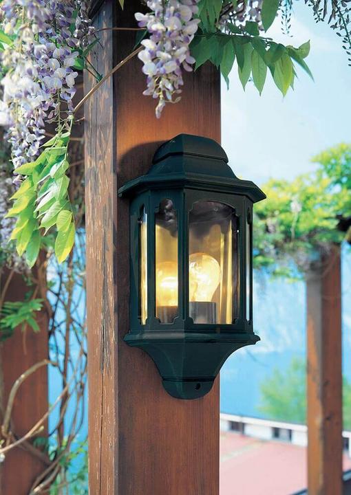 Produktbild Elstead Lighting Chapel Aussen-Wandleuchte E27 38cm Schwarz IP44, Made in UK (E27, IP44)