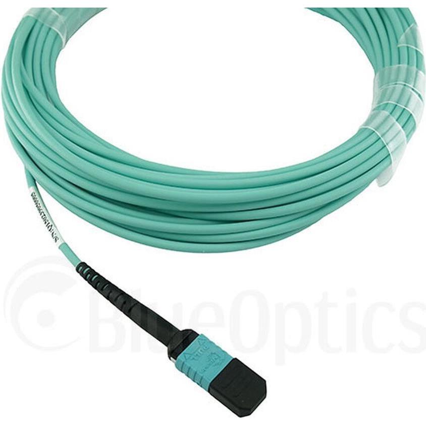 CBO LWL MTP Trunkkabel OM3 12 Kerne 10 Meter Typ B, Transceiver, Blau