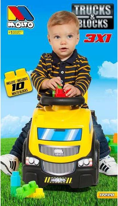 Image du produit Molto Déambulateur jaune avec 10 blocs
