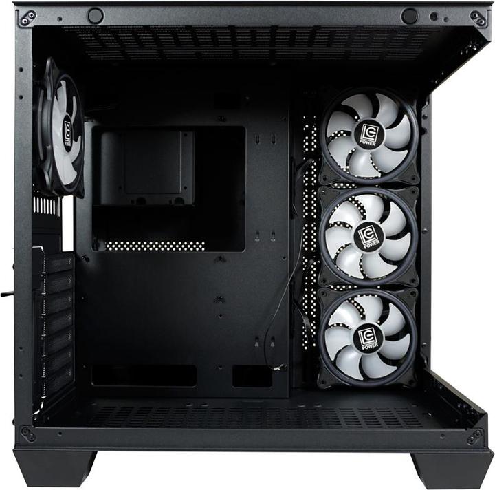 Actual product image LC-Power Gaming 809B Dark Storm X (mATX, Mini-ITX, ATX, E-ATX)