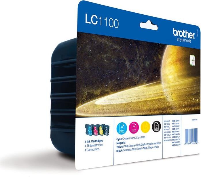 Produktbild Brother LC-1100VALBP Value Pack (M, BK, Y, C)