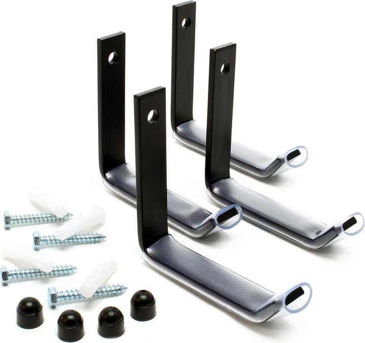 Produktbild Wiltec Reifenhalter 4 Reifen Räder Wandhalterung Reifenregal Felgenbaum Garage