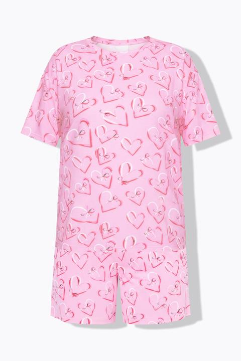 Actual product image Studio Untold Pyjamas, short two-piece, heart pattern (58)