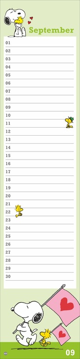 Image du produit Calendrier d'anniversaire Peanuts (11 x 49 cm, Couverture rigide, Allemand)