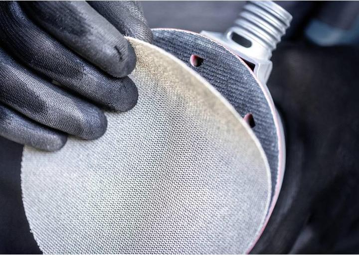 Actual product image Bosch Professional Zubehör EXPERT M480 Sanding net for random orbital sander, 150 mm, G 100, 50 pieces (100)