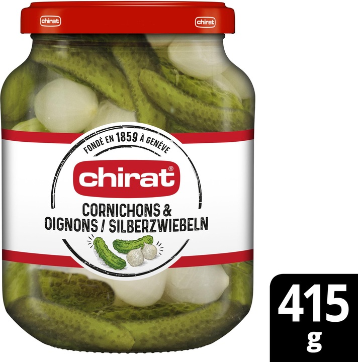 Immagine prodotto Chirat Cornichons & oignons 415 g verre (685 g)