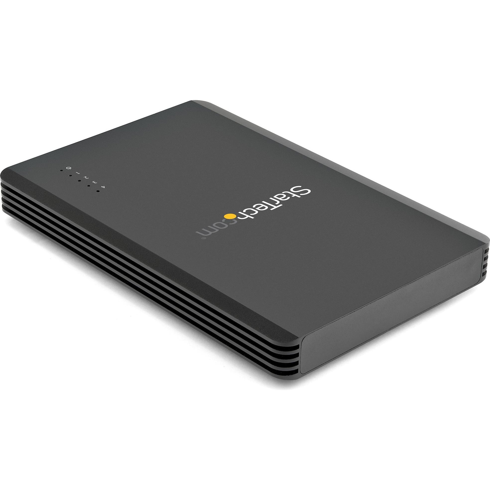 StarTech .com 4 baie Thunderbolt 3&trade, armadio NVMe (M.2), Case per hard disk, Nero
