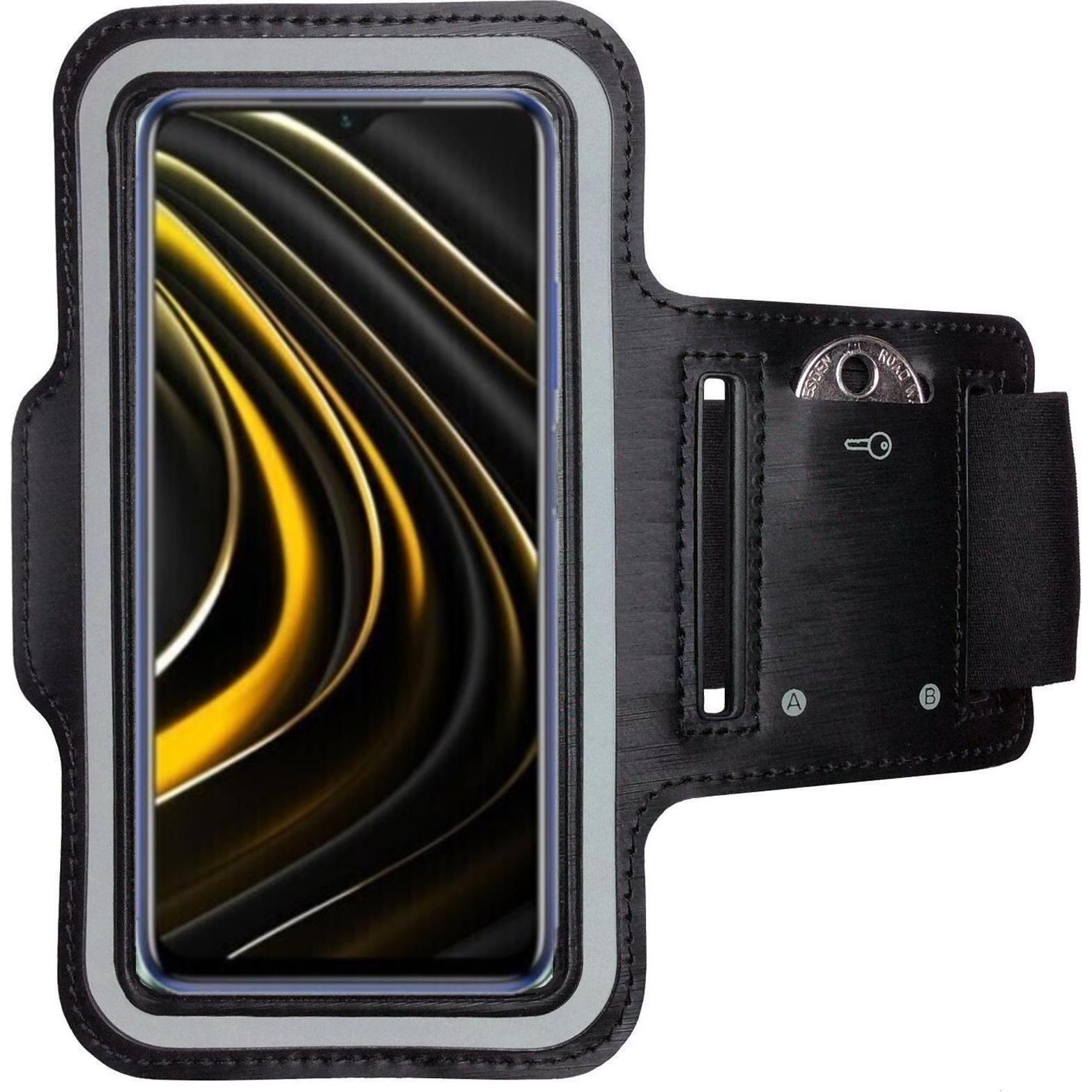 CoverKingz Sportarmband für Xiaomi Poco M3, Smartphone Sportarmband, Schwarz