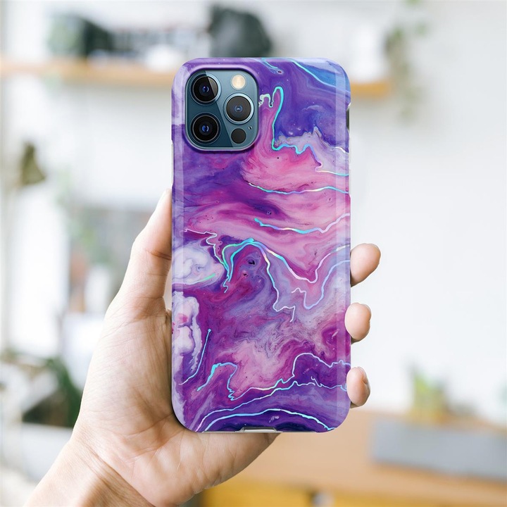 Produktbild Cadorabo IMD TPU Bunter Marmor Cover (Apple iPhone 12 Pro Max)